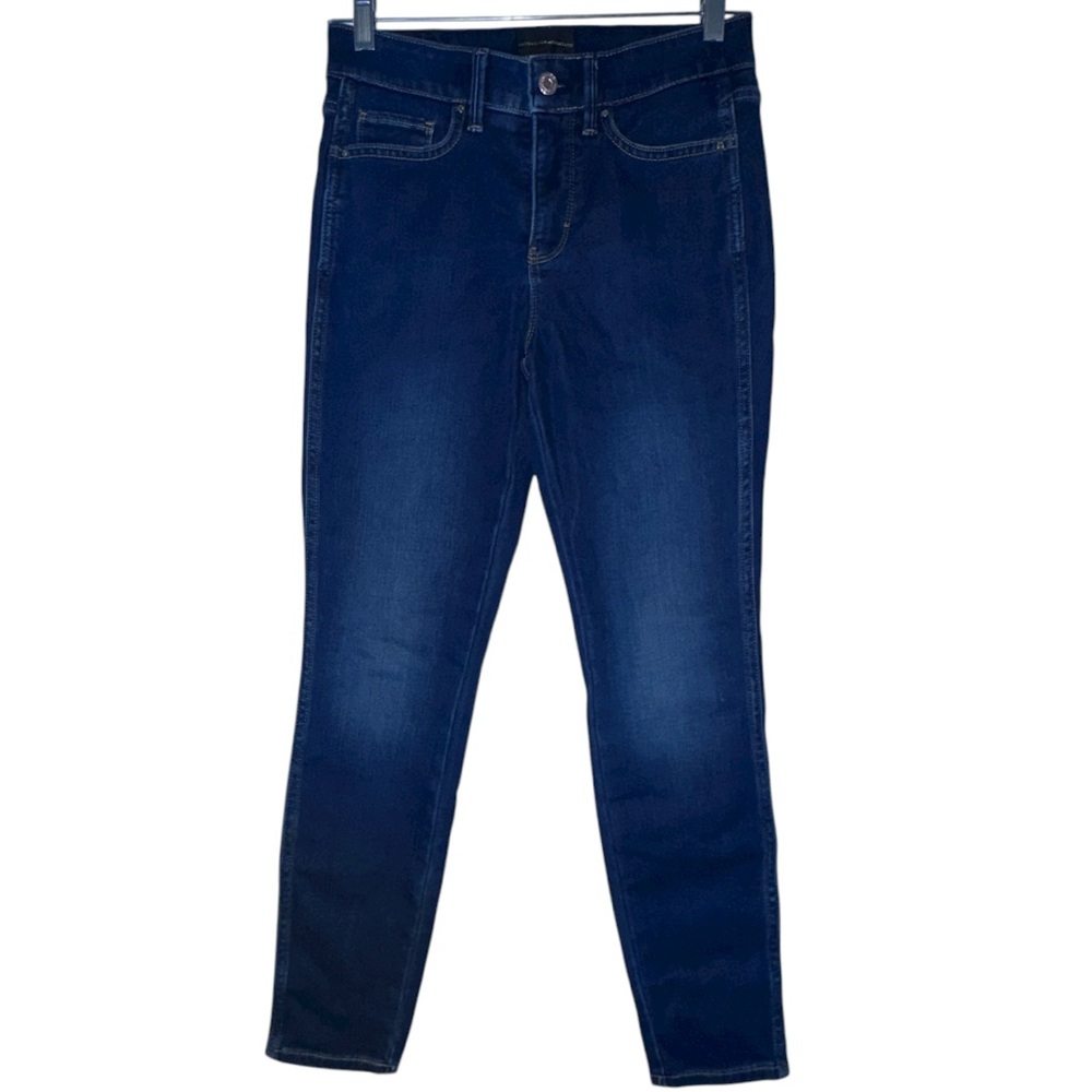 White House, Black Market Cashmere Denim High Rise Skinny Blue Jeans Sz 2S